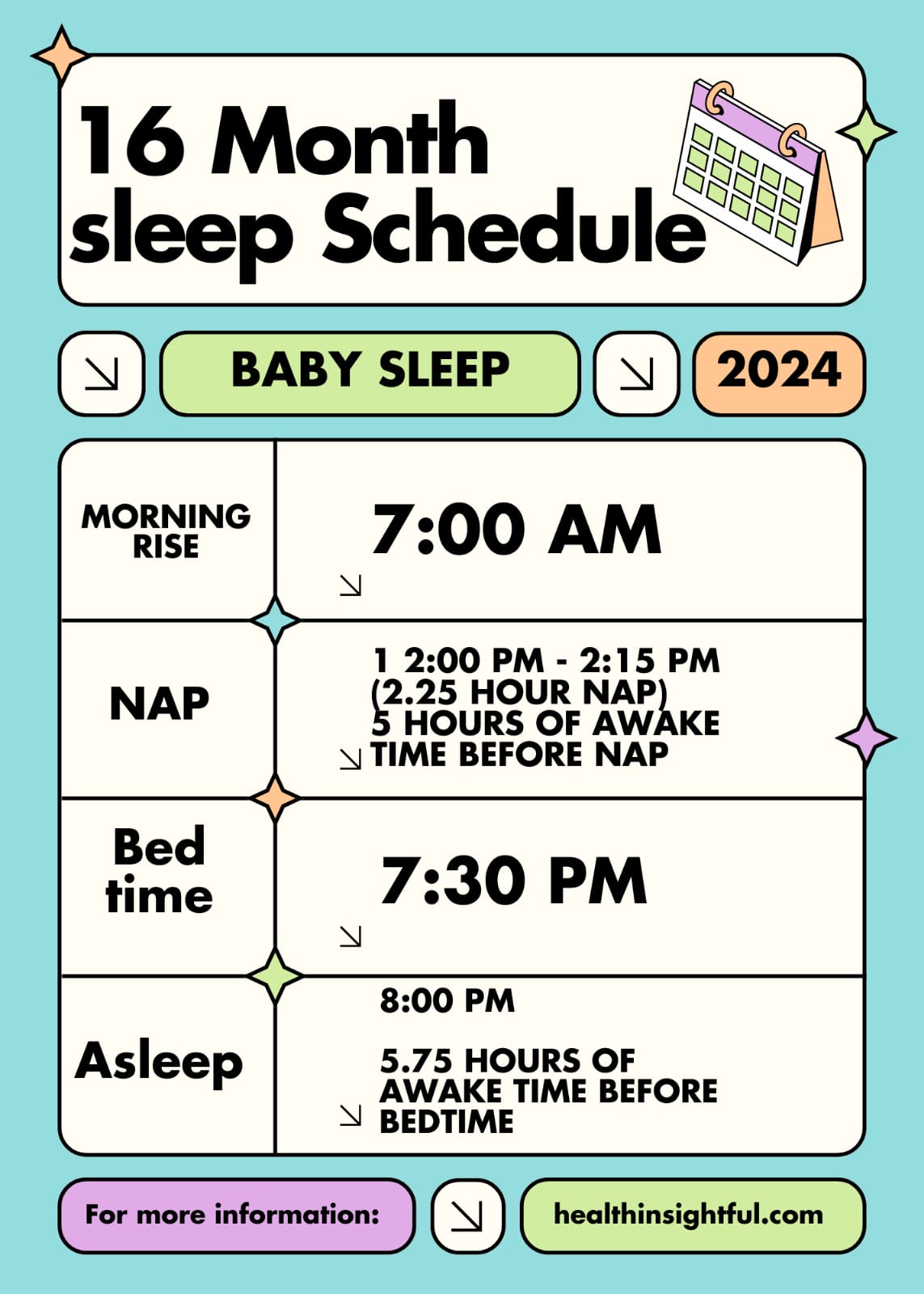 16 month old sleep schedule: Bedtime and nap schedule 2024